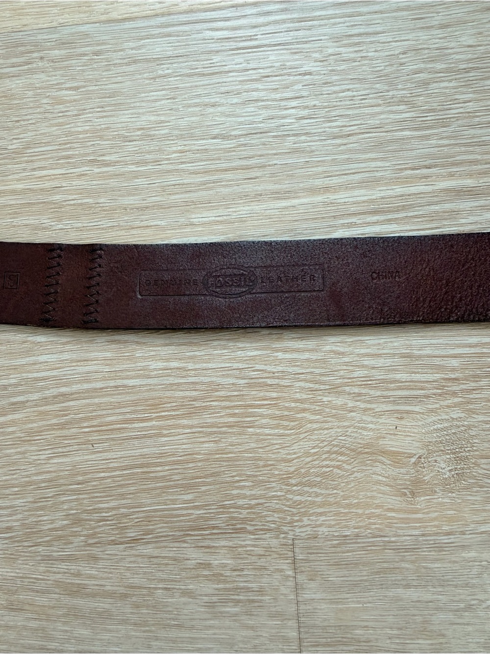 Vintage Y2K Fossil Genuine Leather Belt Brown Silver Statement Buckle Women’s S - Picture 10 of 16